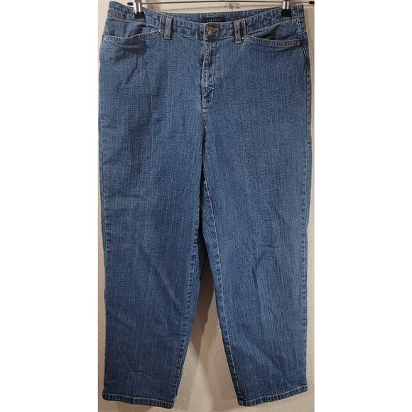 Crazy Horse Denim - Crazy Horse Dark Blue Denim Jeans 14 Short Lightweight Button & Zip Closure Soft